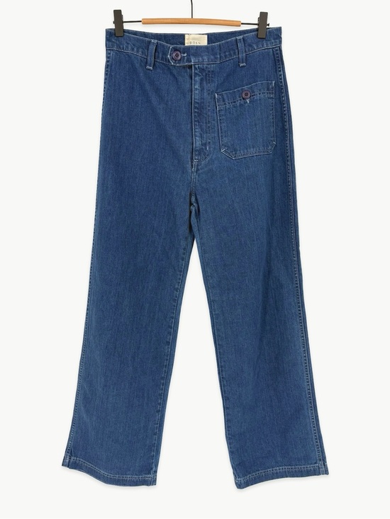 Doen Denim - DÔEN Rainer Jean Size 28 in Sainte Croix Wash Wide Leg 100% Cotton NWT